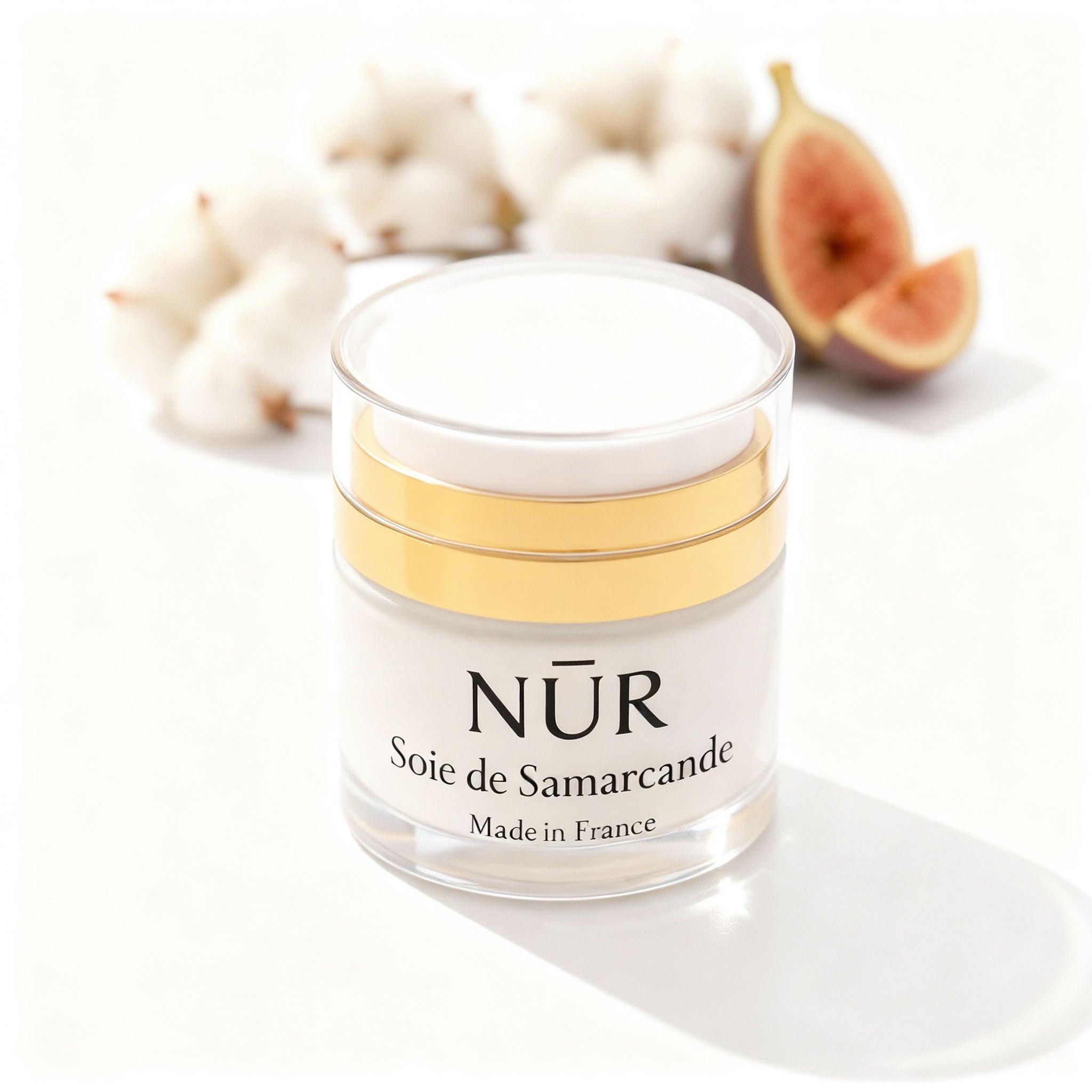 musc parfum delicat et propre aux notes de coton et figue