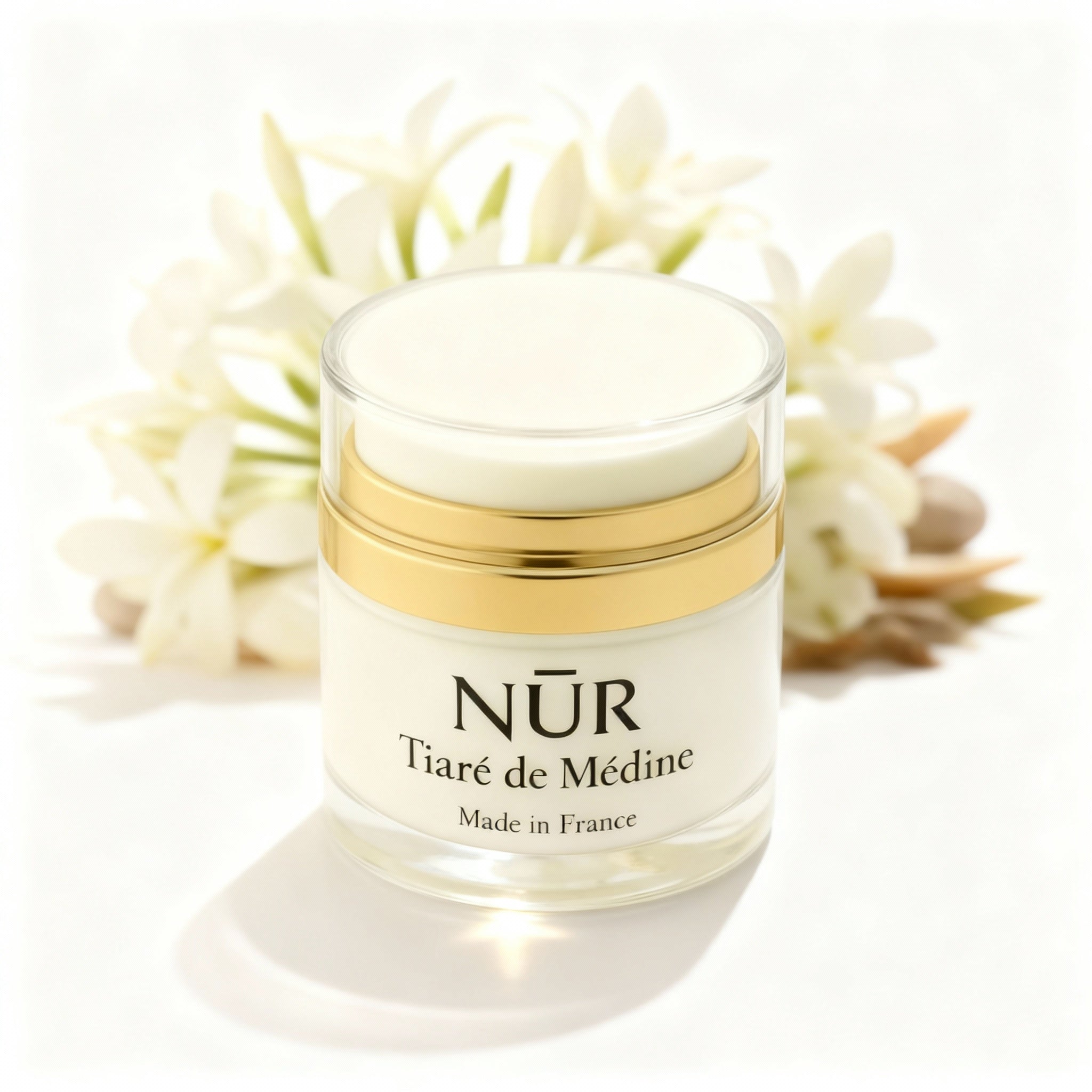 musc blanc solaire aux notes de monoi et fleurs